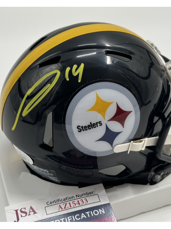 George Pickens Signed Steelers Speed Mini Helmet (JSA)