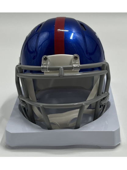 Dexter Lawrence II Signed Giants Speed Mini Helmet (Beckett)