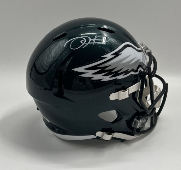 Jalen Hurts Signed Eagles Full-Size Speed Helmet (PSA &amp; Hurts)