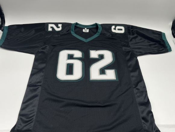 Jason Kelce Signed, Custom Jersey (PSA)