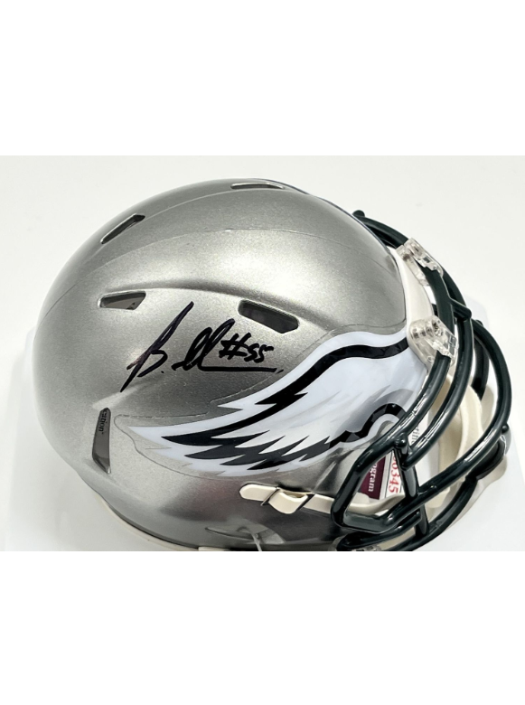 Brandon Graham Signed Eagles Flash Alternate Speed Mini Helmet (JSA)