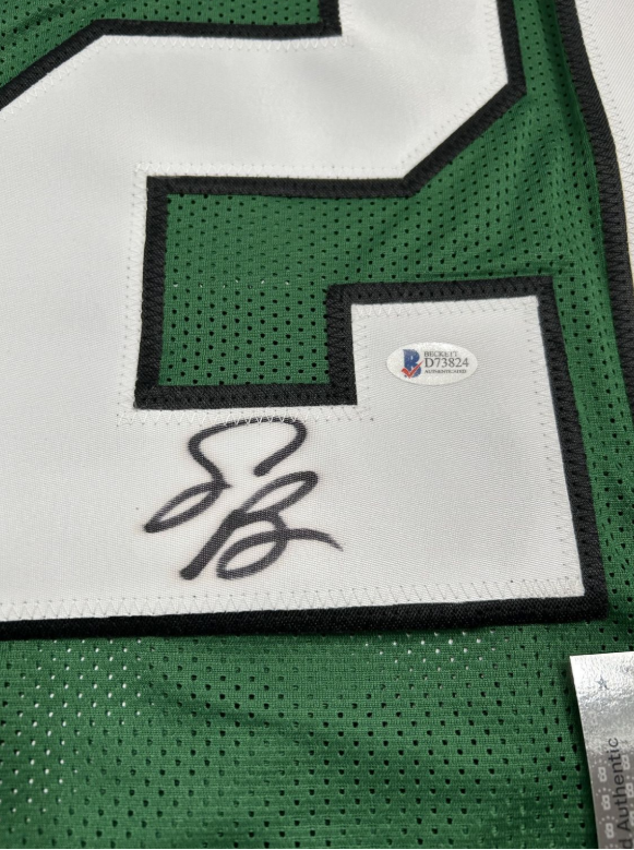 Saquon Barkley Signed Custom Jersey (Beckett)