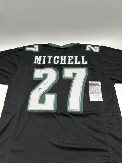 Quinyon Mitchell Signed Custom Black Jersey (JSA)