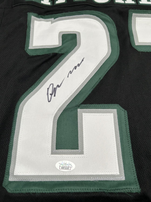 Quinyon Mitchell Signed Custom Black Jersey (JSA)