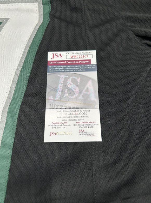 Quinyon Mitchell Signed Custom Black Jersey (JSA)