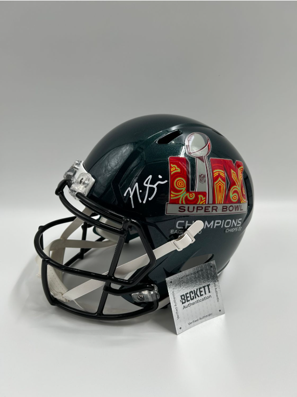 Nick Sirianni Signed Eagles Super Bowl LIX Full-Size Speed Helmet (Beckett)