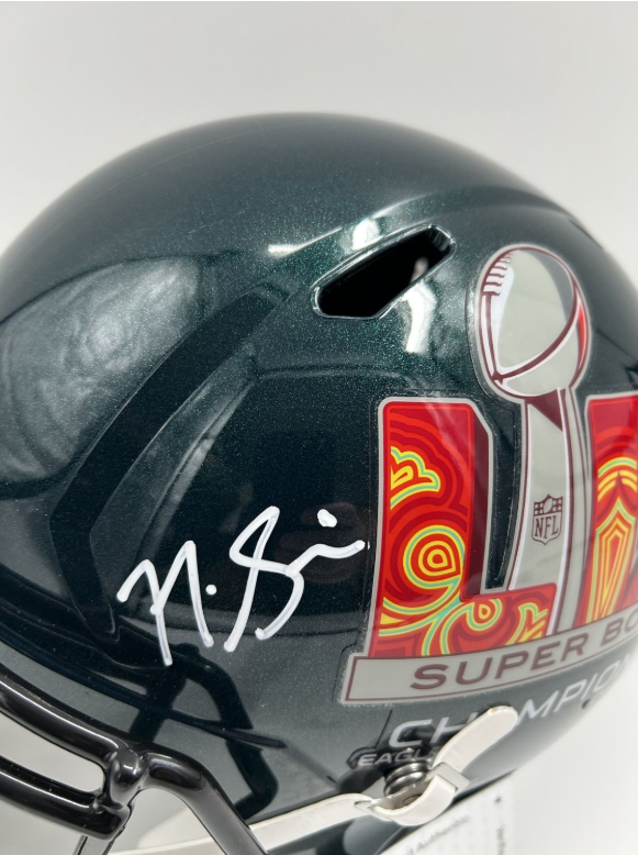 Nick Sirianni Signed Eagles Super Bowl LIX Full-Size Speed Helmet (Beckett)