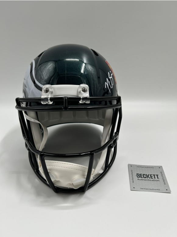 Nick Sirianni Signed Eagles Super Bowl LIX Full-Size Speed Helmet (Beckett)