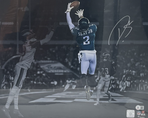 Darius &quot; BIG PLAY&quot; Slay Autographed 16x20 Spotlight Photo (Beckett)