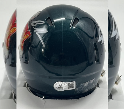 Brandon Graham Signed Eagles Super Bowl LIX Speed Mini Helmet (Beckett)