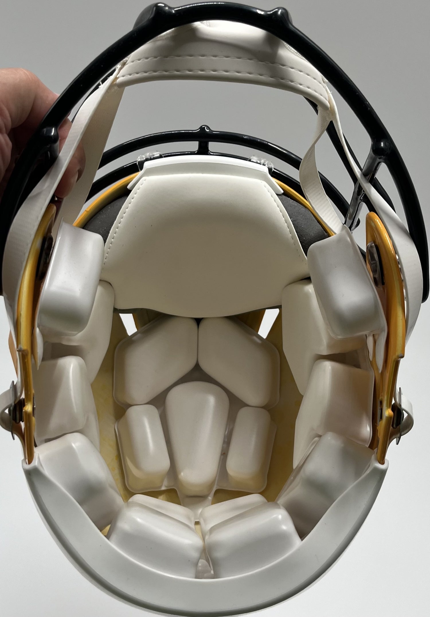 T. J. Watt Signed Steelers Full-Size Authentic On-Field Throwback Alternate Speed Helmet (Beckett)