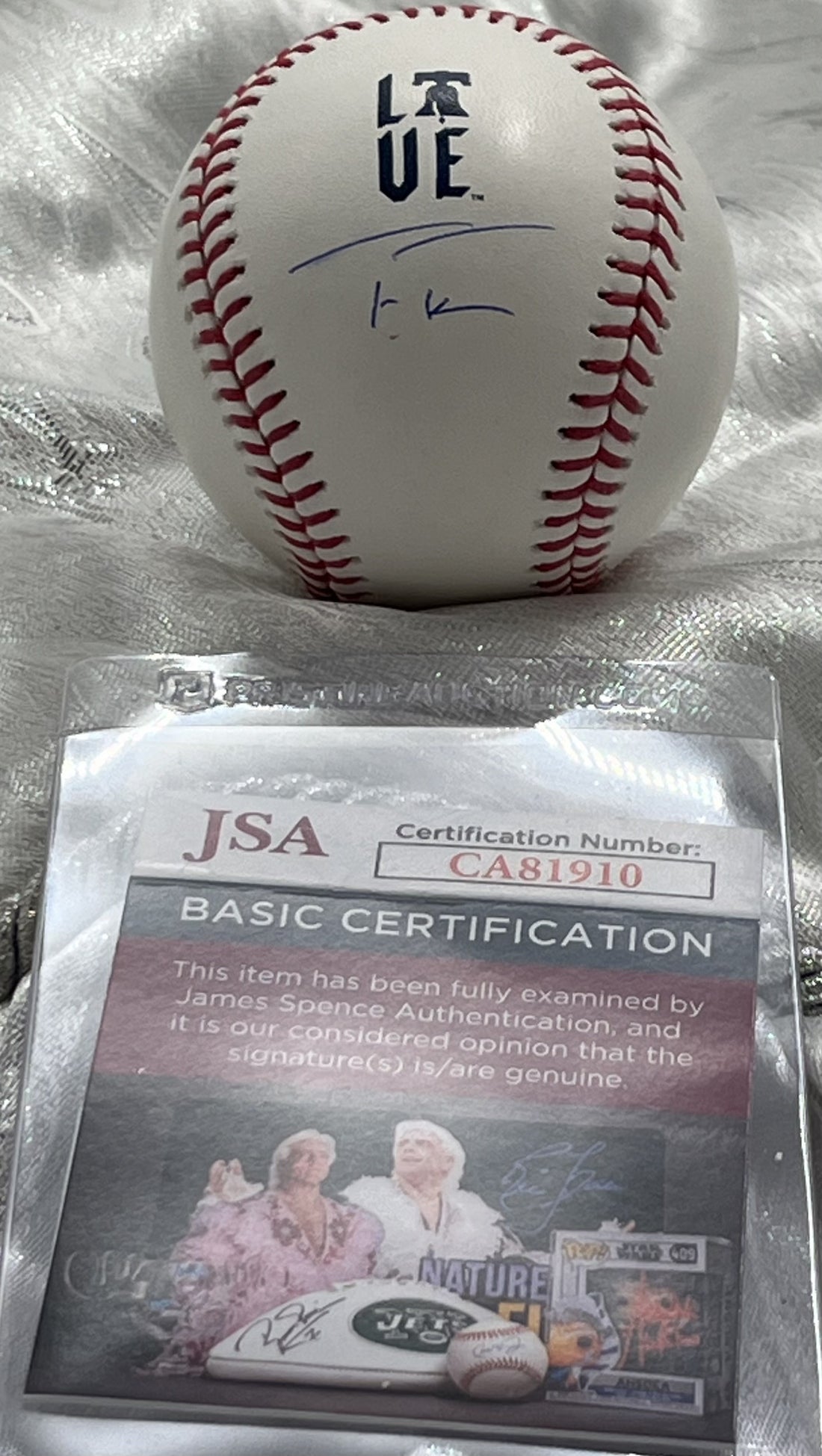 Trea Turner Signed OML City of Brotherly Love Logo Baseball (JSA &amp; USA SM)