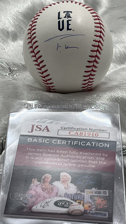 Trea Turner Signed OML City of Brotherly Love Logo Baseball (JSA &amp; USA SM)
