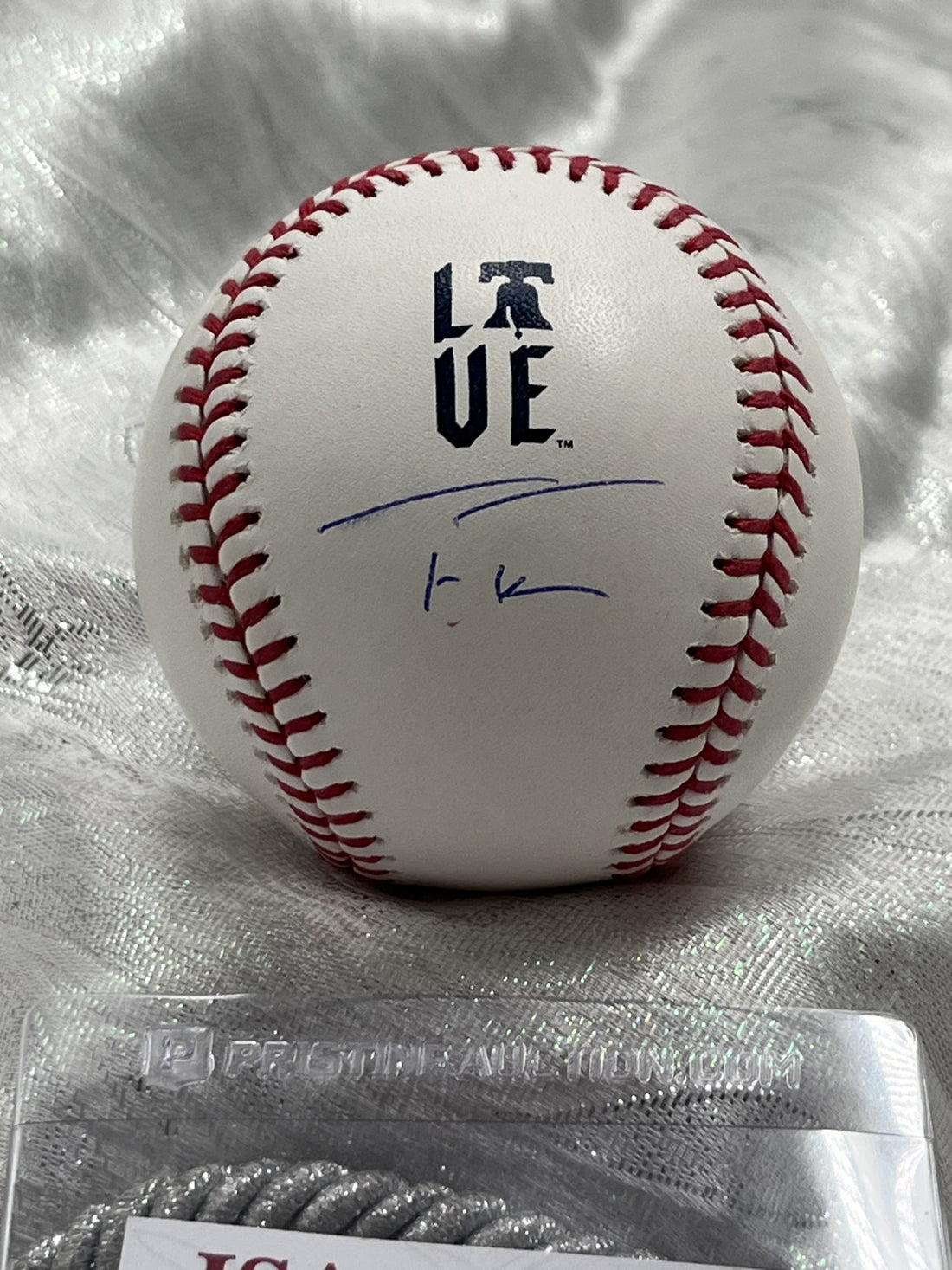 Trea Turner Signed OML City of Brotherly Love Logo Baseball (JSA &amp; USA SM)