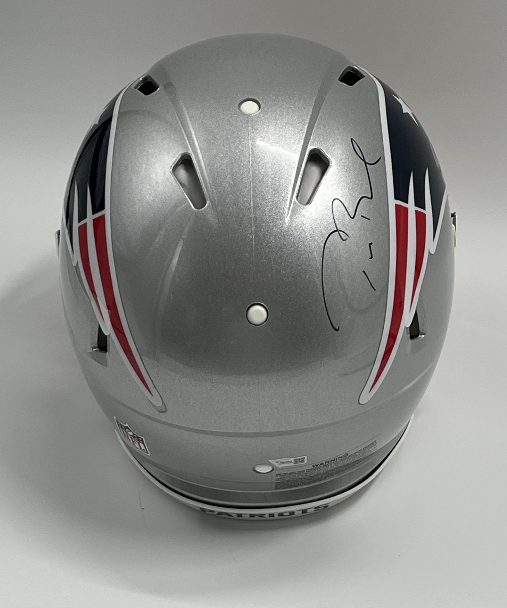 Tom Brady Signed Patriots Full-Size Authentic On-Field Speed Helmet (Fanatics &amp; GOAT)