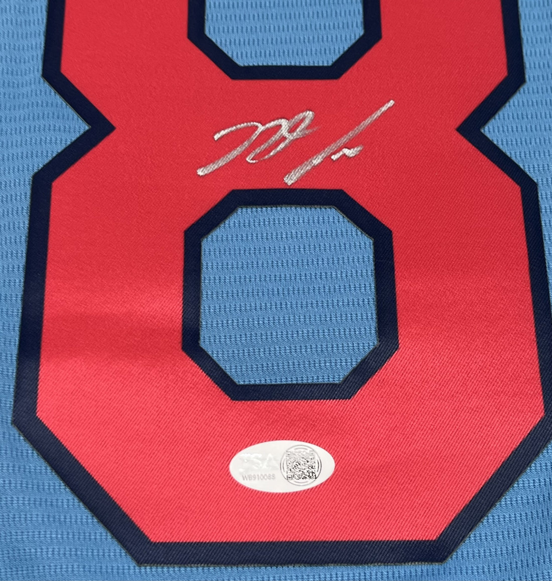 Nolan Arenado Signed Cardinals Nike (Lt. blue) Authentic Jersey (JSA)