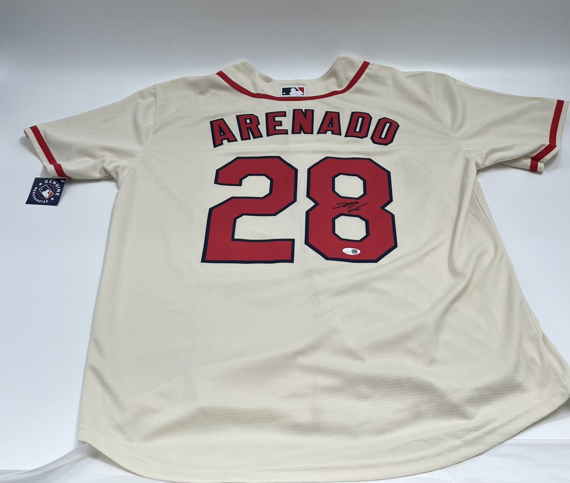 Nolan Arenado Signed Cardinals Nike (white) Authentic Jersey (JSA)