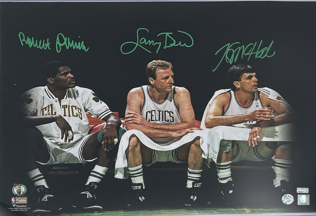 Larry Bird, Robert Parish &amp; Kevin McHale Signed Celtics 16x20 Photo (Bird &amp; New England Picture)