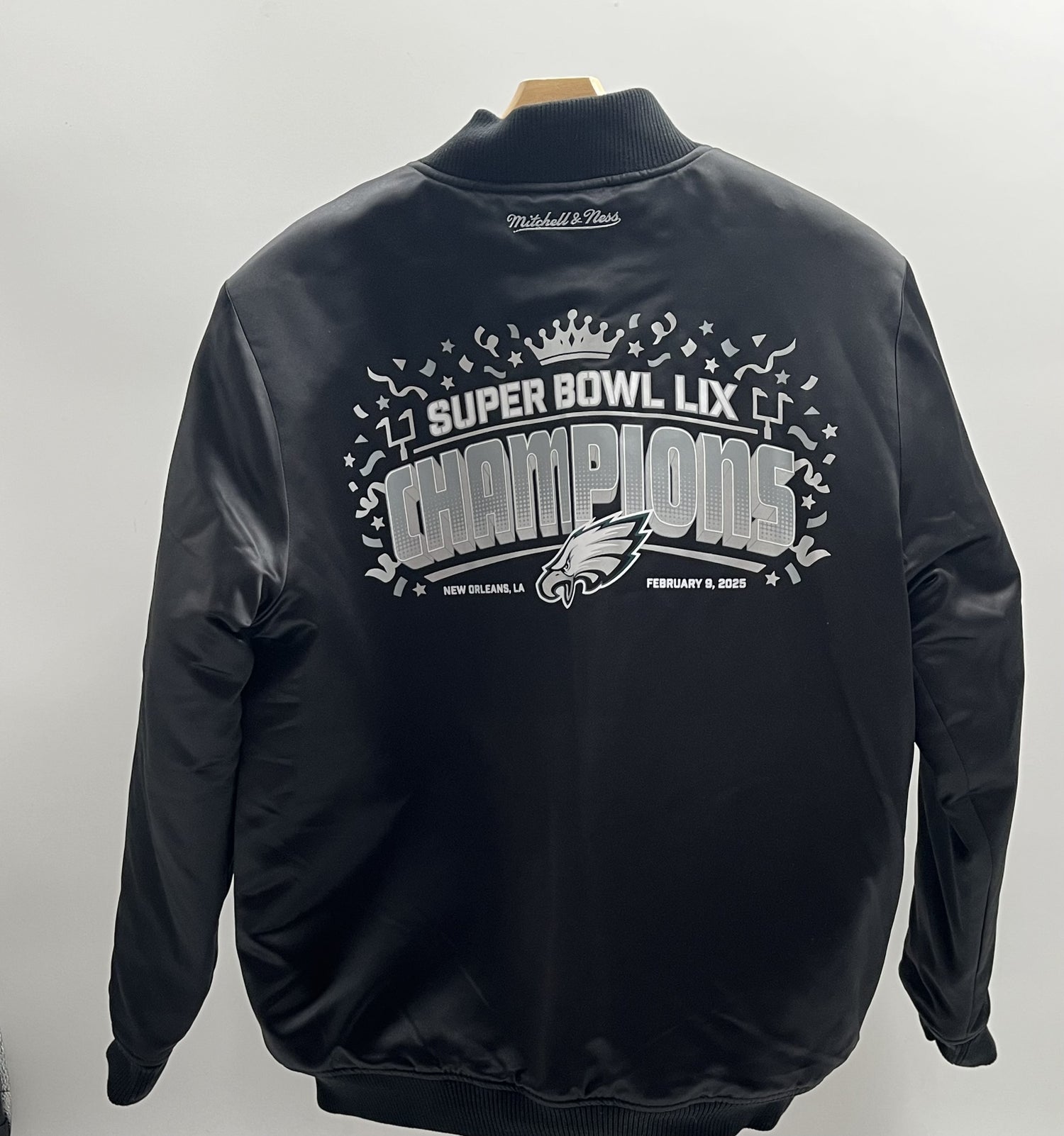 Mitchell &amp; Ness Philadelphia Eagles Super Bowl 59 LIX Champions Bomber Jacket