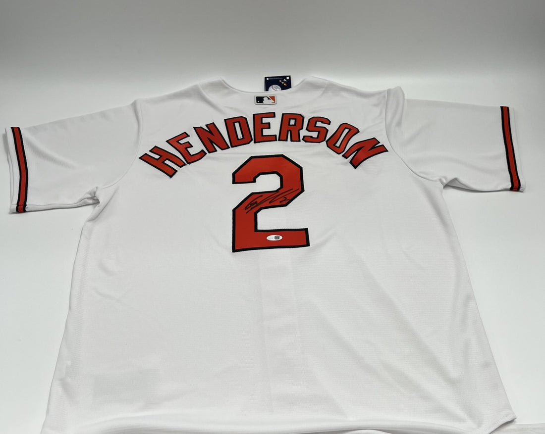 Gunnar Henderson Signed Orioles Majestic Authentic Jersey (JSA)