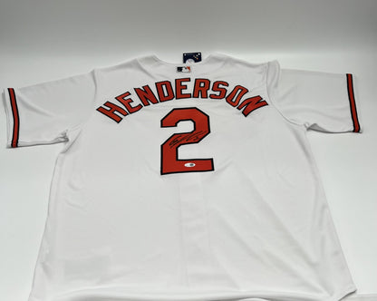 Gunnar Henderson Signed Orioles Majestic Authentic Jersey (JSA)