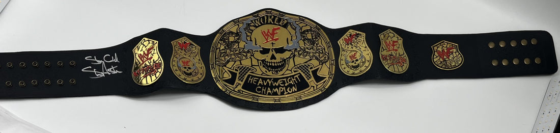 &quot;Stone Cold&quot; Steve Austin Signed Full-Size  World Heavyweight Wrestling Champion Belt (Beckett)