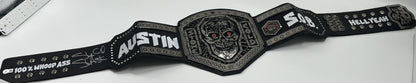 &quot;Stone Cold&quot; Steve Austin Signed Full-Size 3:16 Stone Cold Wrestling Belt (Beckett)