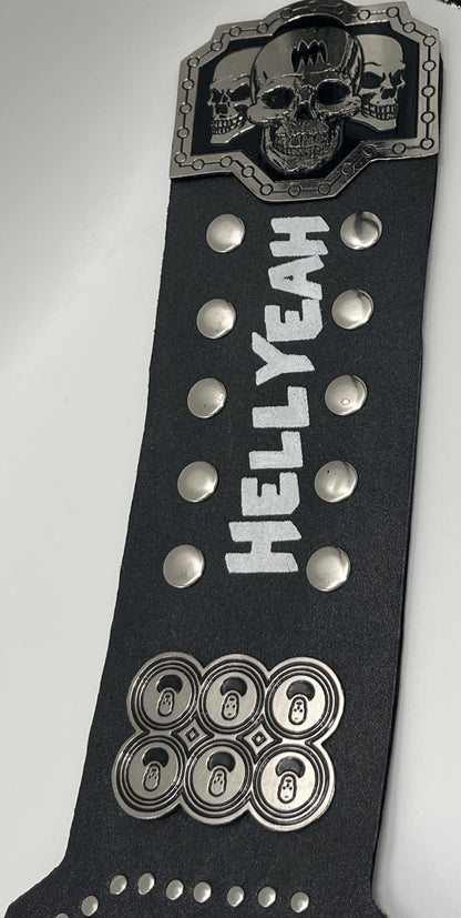 &quot;Stone Cold&quot; Steve Austin Signed Full-Size 3:16 Stone Cold Wrestling Belt (Beckett)